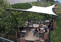 THI CÔNG MÁI CHE CÁNH BUỒM QUÁN CÀ PHÊ