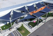 THI CÔNG MÁI CHE CÁNH BUỒM NHÀ HÀNG