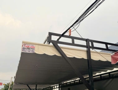 Lắp đặt mái xếp tại Tân Bình