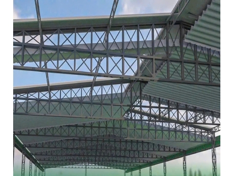 Hệ thống mái che sân thể thao pickeball cao cấp