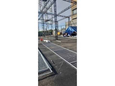 Hệ thống mái che sân thể thao pickeball cao cấp