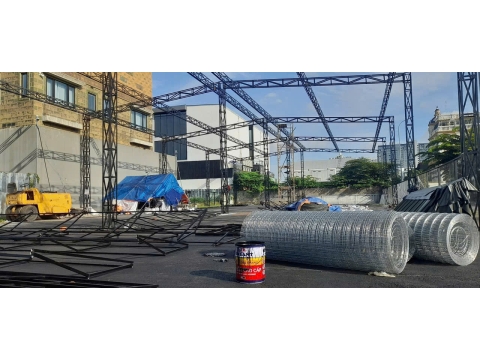 Hệ thống mái che sân thể thao pickeball cao cấp