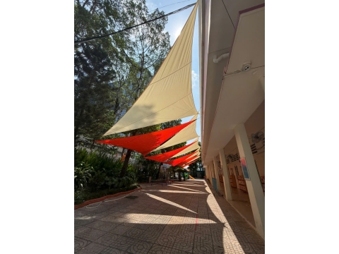 Mái che mầm non hoa Lư quận 1