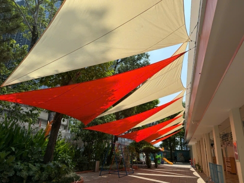 Mái che mầm non hoa Lư quận 1