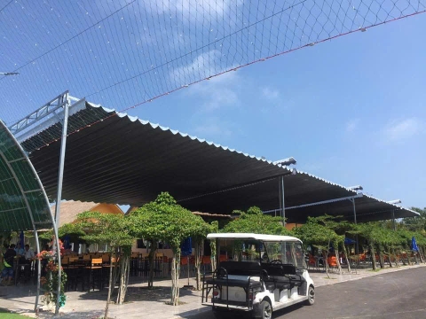 Thiết kế mái che nhà xe tiền Giang