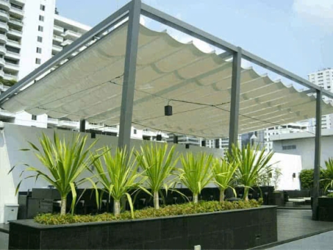 Thi công mái che giá rẻ