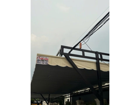 LẮP ĐẶT MÁI CHE QUÁN COFFEE