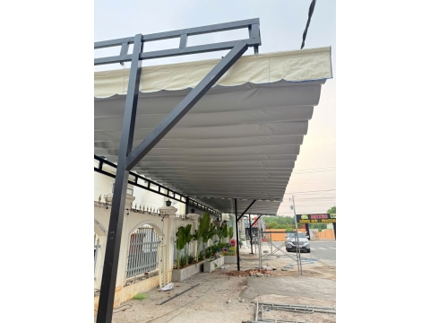 LẮP ĐẶT MÁI CHE QUÁN COFFEE