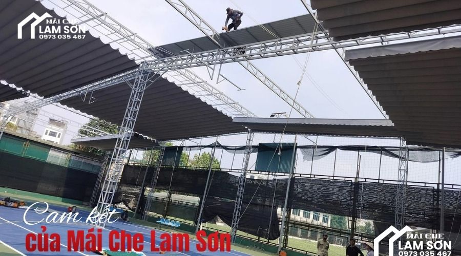 Cam kết thiết kế thi công sửa chữa thay bạt che di động