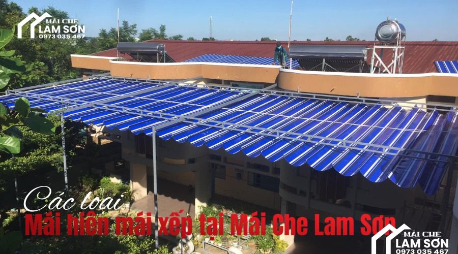Các mẫu mái hiên mái xếp phổ biến