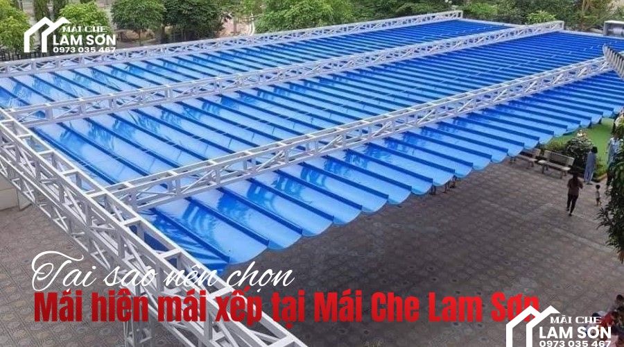 Mái Che Lam Sơn thiết kế thi công mái hiên uy tín