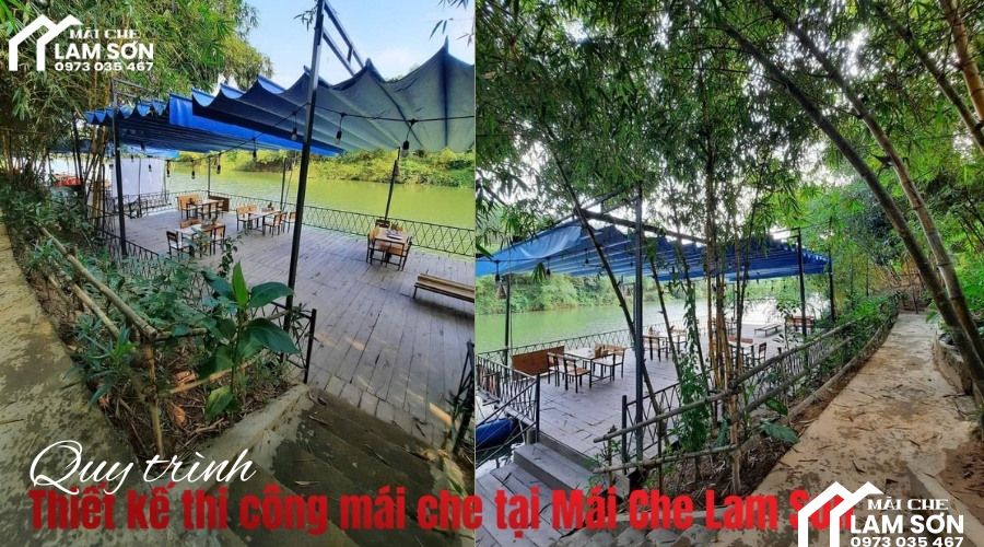 Quy trình thiết kế thi công mái che chuyên nghiệp