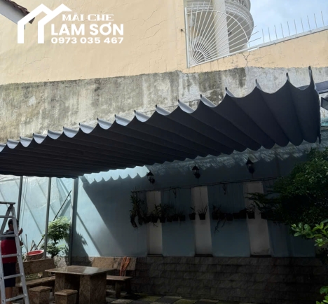 Thi Công mái che giá rẻ quận tân phú