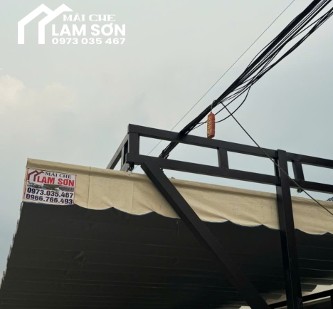 LẮP ĐẶT MÁI CHE QUÁN COFFEE